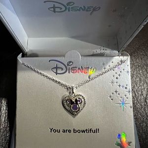 Disney Minnie Mouse Heart Pendant Necklace